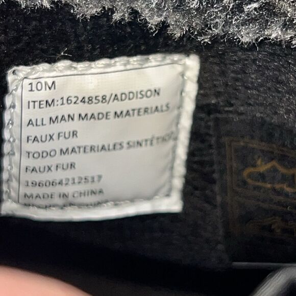 KHOMBU Black Addison Winter Bootie-10M - Picture 9 of 10